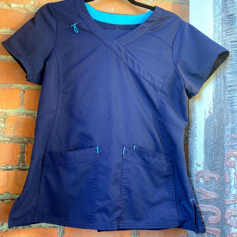 Blue Nurse Scrub Outfit